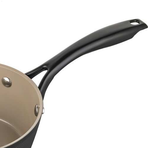 Florina Hliníkový rendlík Carina Black 1 l, 16 cm