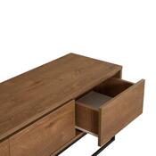 Milo Walnut and Black I TV-asztal