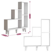 Bücherregal Nisa White