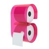 Uchwyt na papier toaletowy B – Roll, różowy