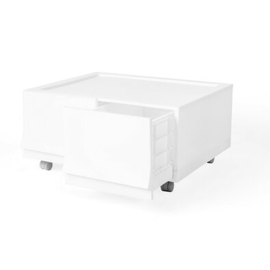 Wave twin Snow moduláris tárolódoboz kerekekkel 54,6 x 43,4 x 22 cm