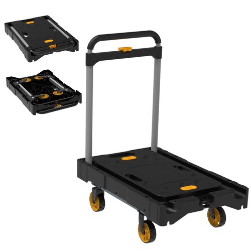 Cărucior cu platformă 63 x 40,5 x 92 cm, capacitate de încărcare 136 kg