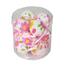Set de ouă de Paște cu model floare roz, înălțime4 cm,  12 bucăți în pachet