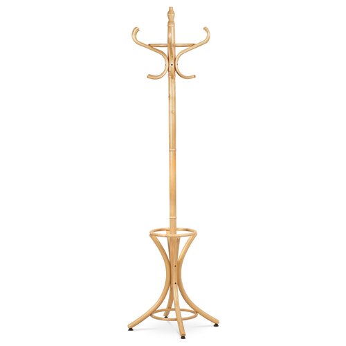 Cuier lemn masiv natural, 186 cm