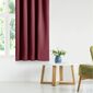 AmeliaHome Штора Blackout Oxford Pleat бордова, 140 x 245 см