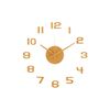 Karlsson  6001YE ceas decorativ autoadeziv galben,diametru 40 cm