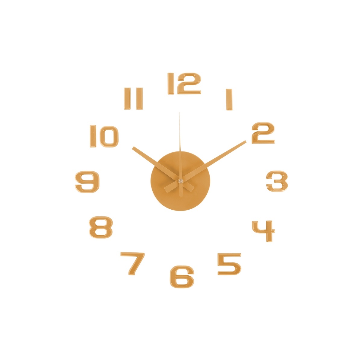 Karlsson 6001YE design öntapadós óra sárga, átmérő40 cm