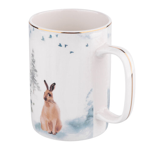 Misty Forest Porcelánový hrnek Hare, 300 ml