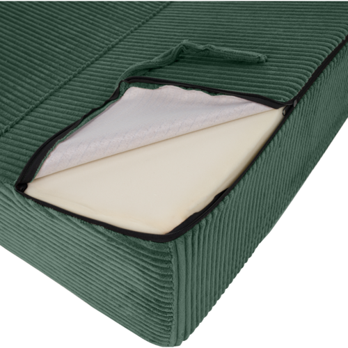 MALEN skladacie kreslo/matrac, zelené