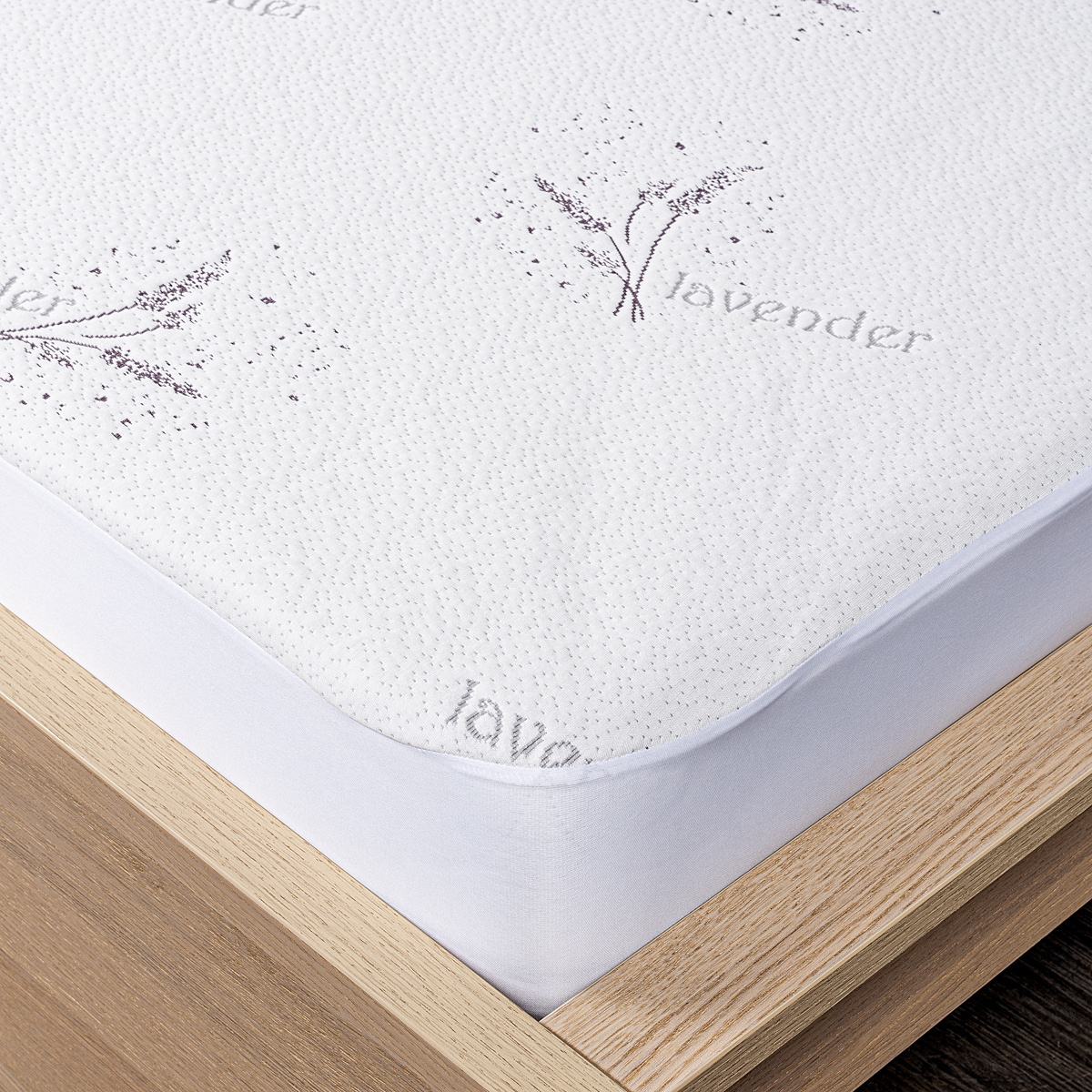 Protecție saltea 4Home Lavender cu bordură, 200 x 200 cm + 30 cm 200 Textile casă