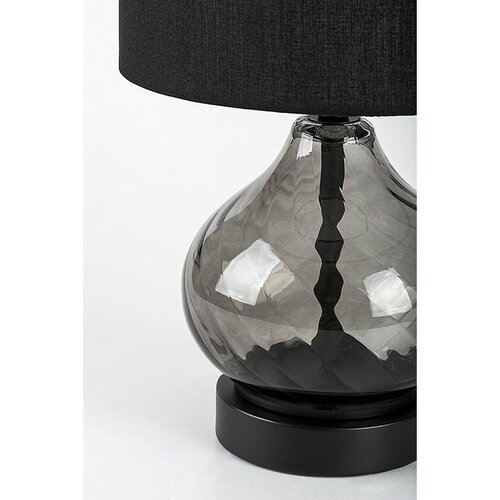 Rabalux 74034 dekoratívna stolná lampa Pirelo, E14, 1x max. 25W, čierna