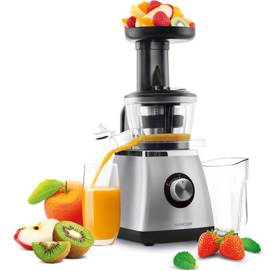 Sencor SSJ 4041BK csigás gyümölcscentrifuga, ezüst