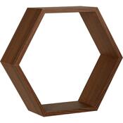 Sada závesných políc Hexagon, 4 ks, MDF