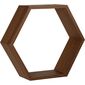Set de rafturi suspendateHexagon, 4 buc. MDF