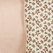 Lenjerie pat 1 pers. Flower, bumbac, 140 x 200 cm, 70 x 90 cm