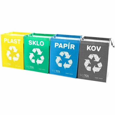 Sixtol Vrečke za ločeno zbiranje odpadkov SORTEASY 4 METAL, 4 kos