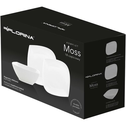 Florina 18dílná sada talířů Moss