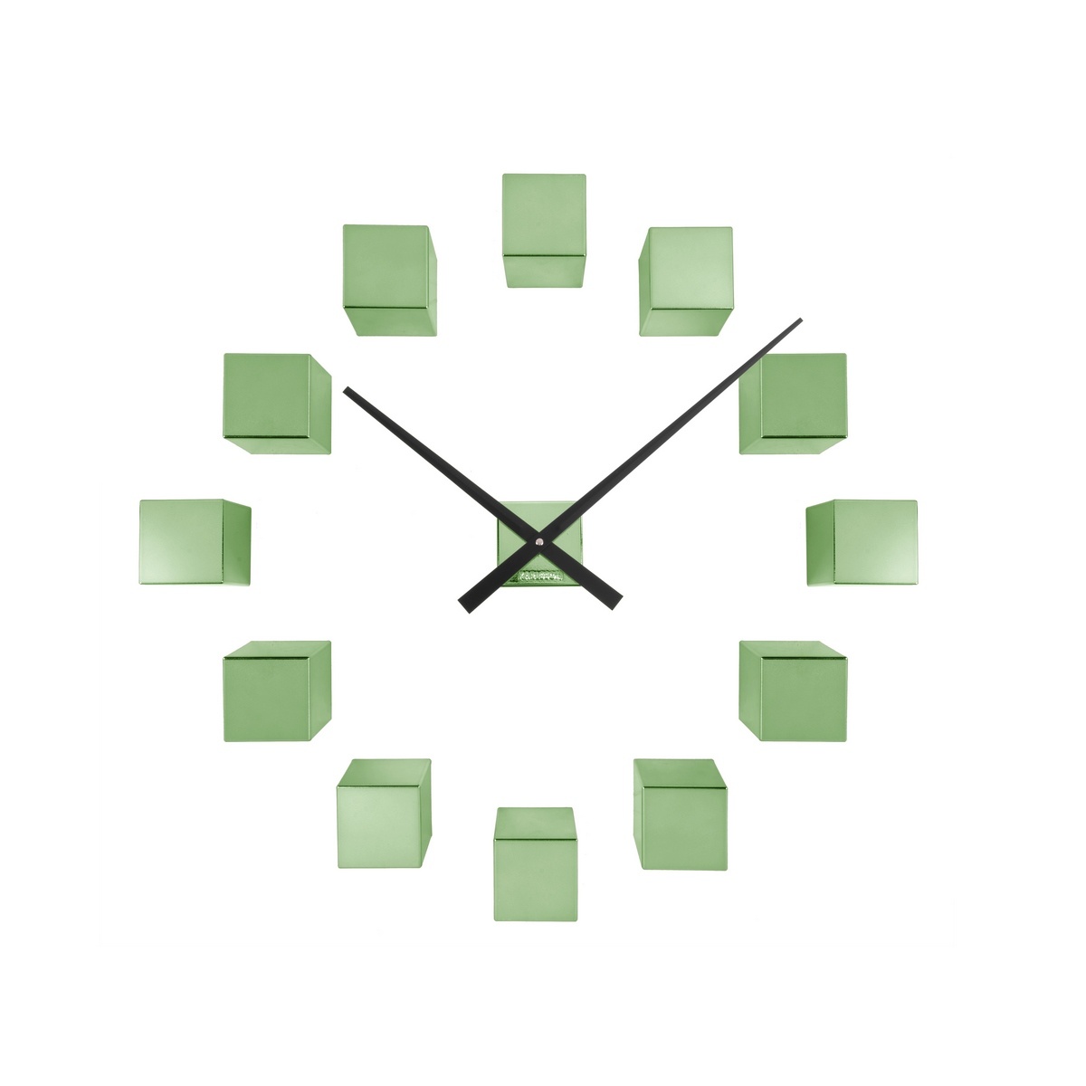 Karlsson KA5974DG ceas de perete cu design verde,diametru 80 cm