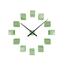 Karlsson KA5974DG ceas de perete design, verde,diametru 80 cm