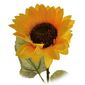 Штучна квітка Соняшник жовтий, 68 см