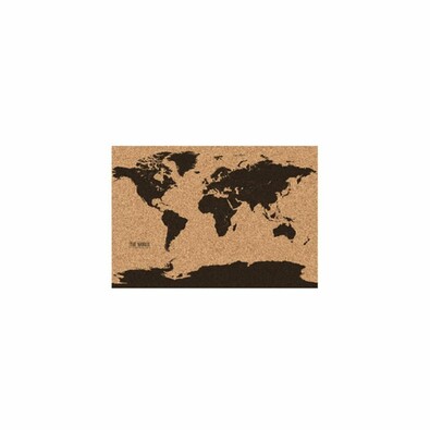Korkowa mapa świata