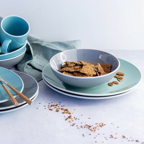 Mäser 24 darabos ELISSA étkészlet – kék fényes