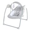 Neu Baby Babywippe Teddy, Grau