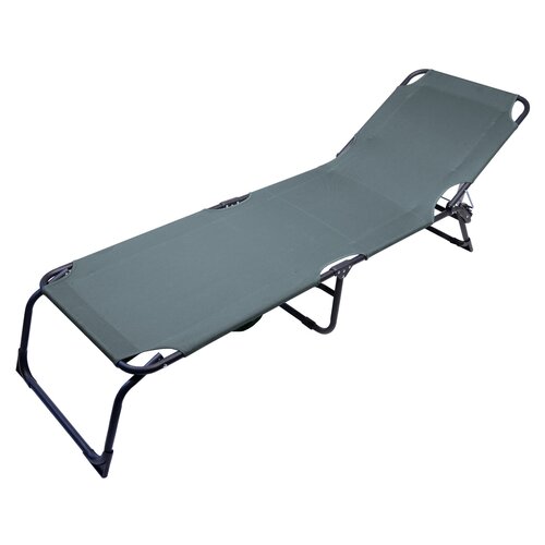 Cattara Klappbare Campingliege BERLIN, Grau