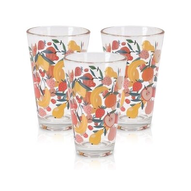 EH Set of 3 Fruit glasses, 300 ml