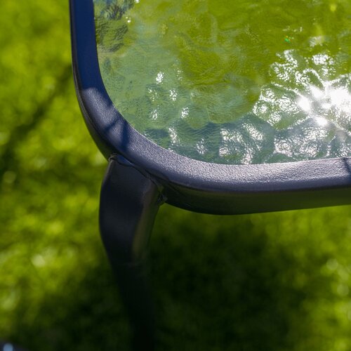 Garten Beistelltisch, Stahl/Edelstahl Glas, RAMOL