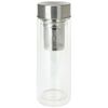 Glas-Trinkflasche mit Doppelwand und Filter, 300 ml