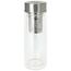 Glas-Trinkflasche mit Doppelwand und Filter, 300 ml