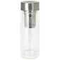 Glas-Trinkflasche mit Doppelwand und Filter, 300 ml