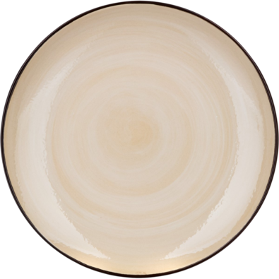Ploščat krožnik PALAS, 27 cm, krem