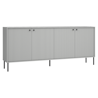 Komoda ARIS 4D, šedá