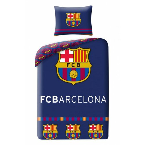 Bavlnené obliečky FC Barcelona 8009, 140 x 200 cm, 70 x 90 cm