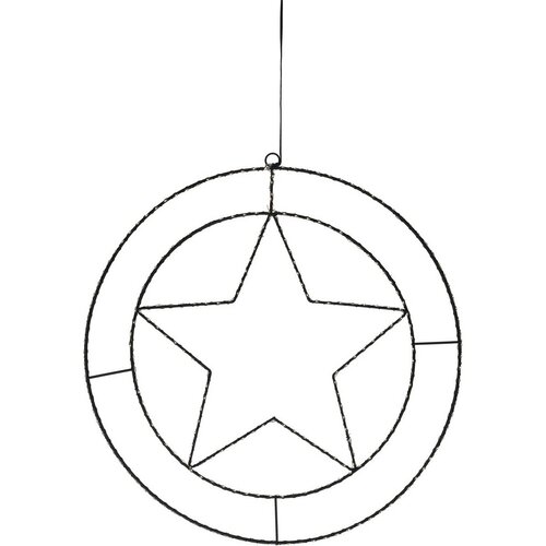 Świąteczna wisząca dekoracja LED Trinket Star 270LED, 52 cm