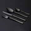 Sztućce Oslo 1 Balck metal czarny
