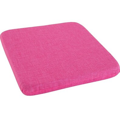 B.E.S. Petrovice Sitzkissen mit Schnüren Rosa, 40 x 40 cm