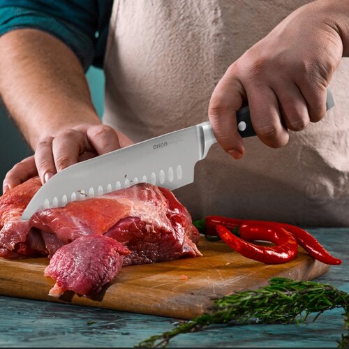 Orion Kuhinjski nož santoku MASTER, 18,5 cm