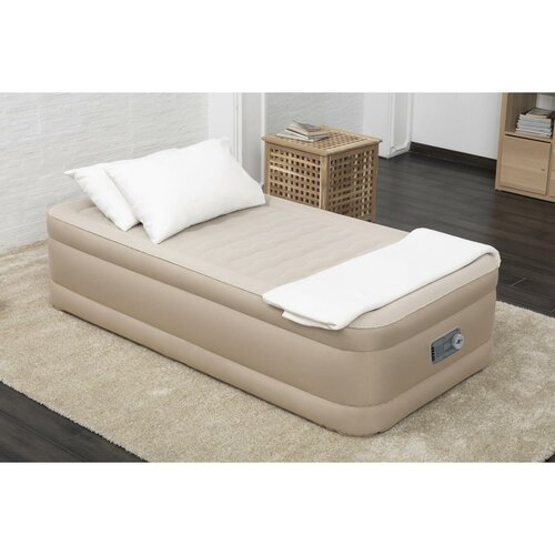 Bestway Suede felfújható matrac Fortech, 191 x 97x 46 cm, e l. pumpával