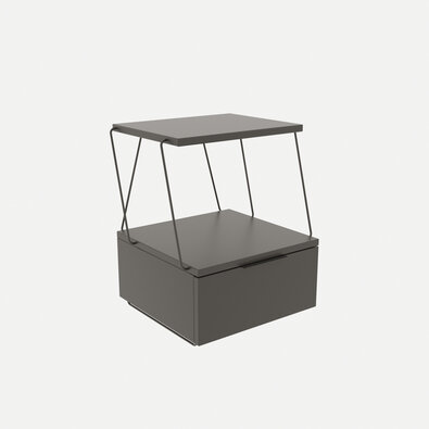 Stolik nocny Tekoba Anthracite