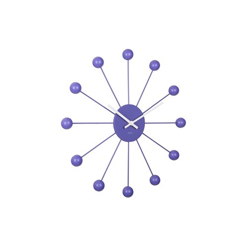 Karlsson 5977PU дизайнерські настінні годинники фіолетові, діаметр 40 см