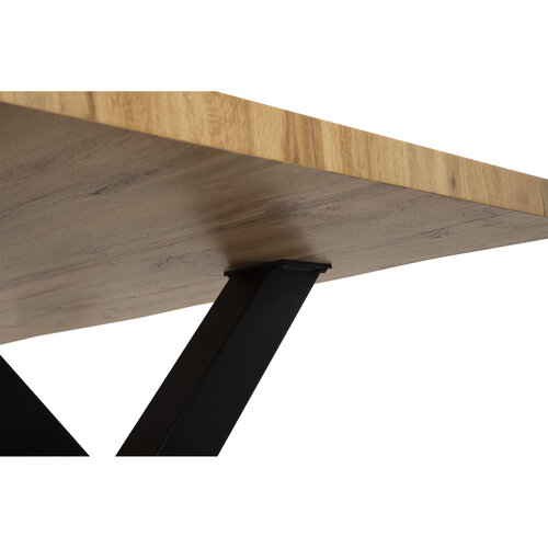 TIMBER CROSS 160 étkezőasztal, természetes tölgy