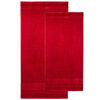 4Home komplet ręczników Bamboo Premium czerwony, 70 x 140 cm, 50 x 100 cm