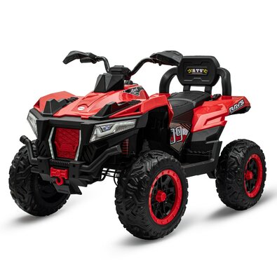 Baby Mix Detská elektrická štvorkolka Rave 4 x 4,červená