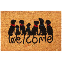Dog Welcome kókusz lábtörlő, 40 x 60 cm