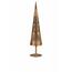 Різдвяна металева прикраса Ялинка, золота, 11 x 11x 48 см