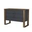 Komoda Bumerang Anthracite and Walnut