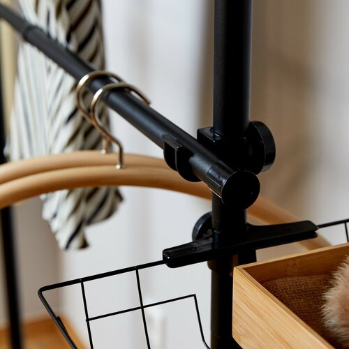 Wenko Set 2 teleskopskih vodoravnih palic Herkules, črne